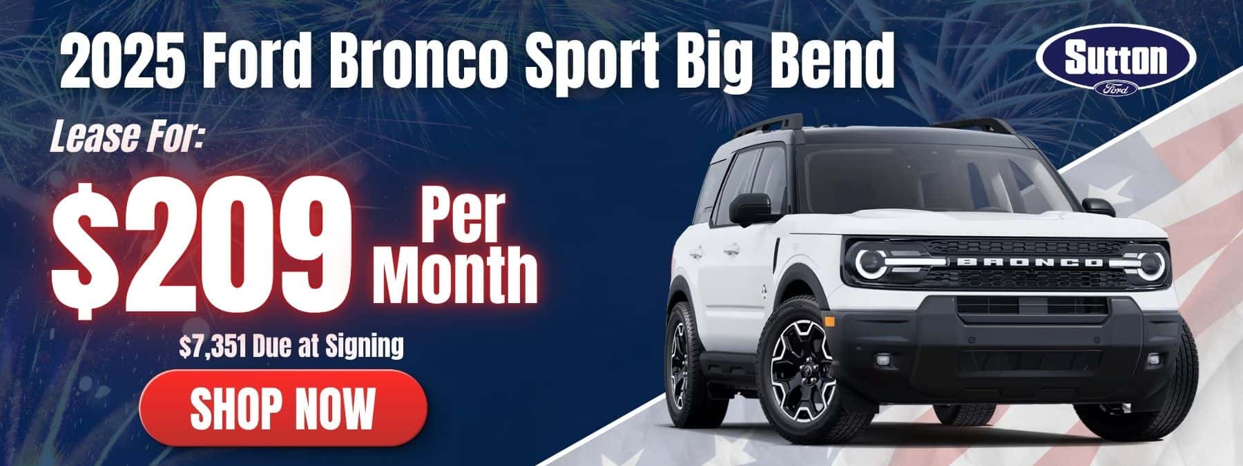 Sutton Ford | Ford Bronco Sport Lease