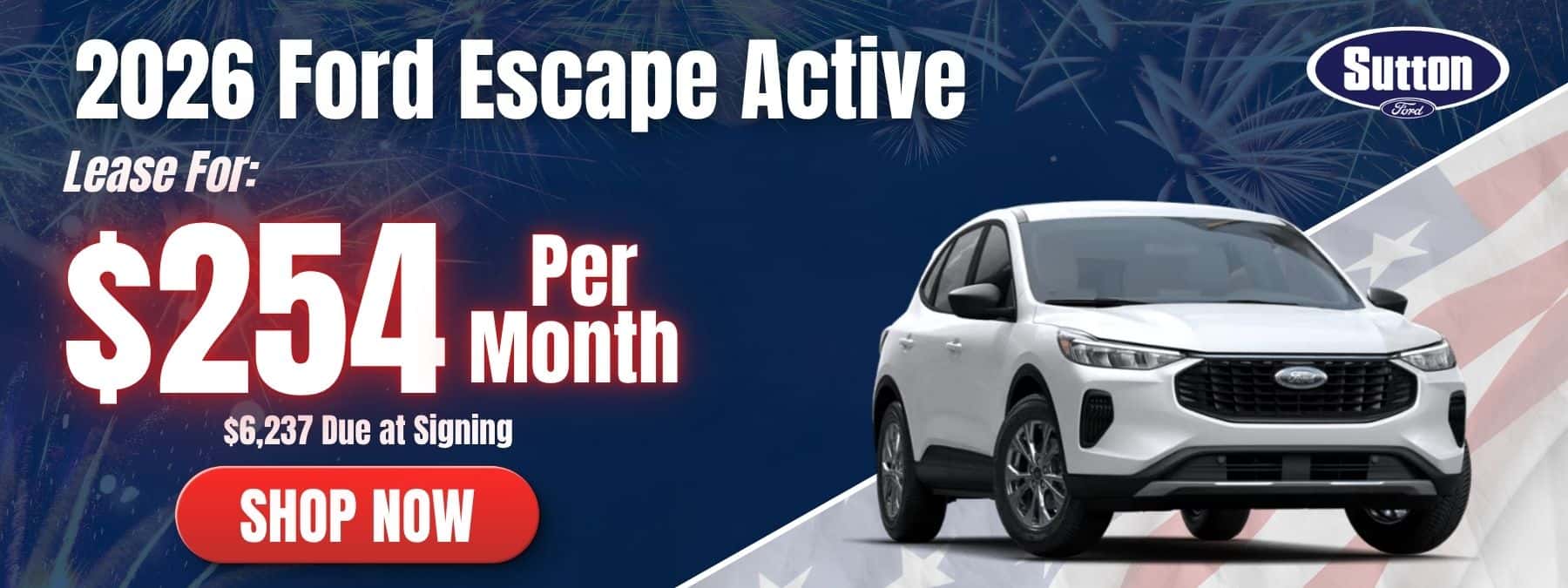 Sutton Ford | Ford Escape Lease