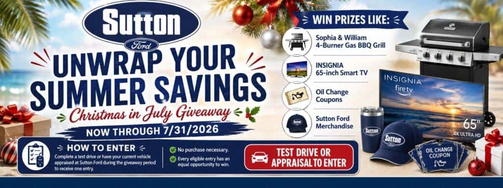 Sutton Ford | Unwrap your Savings