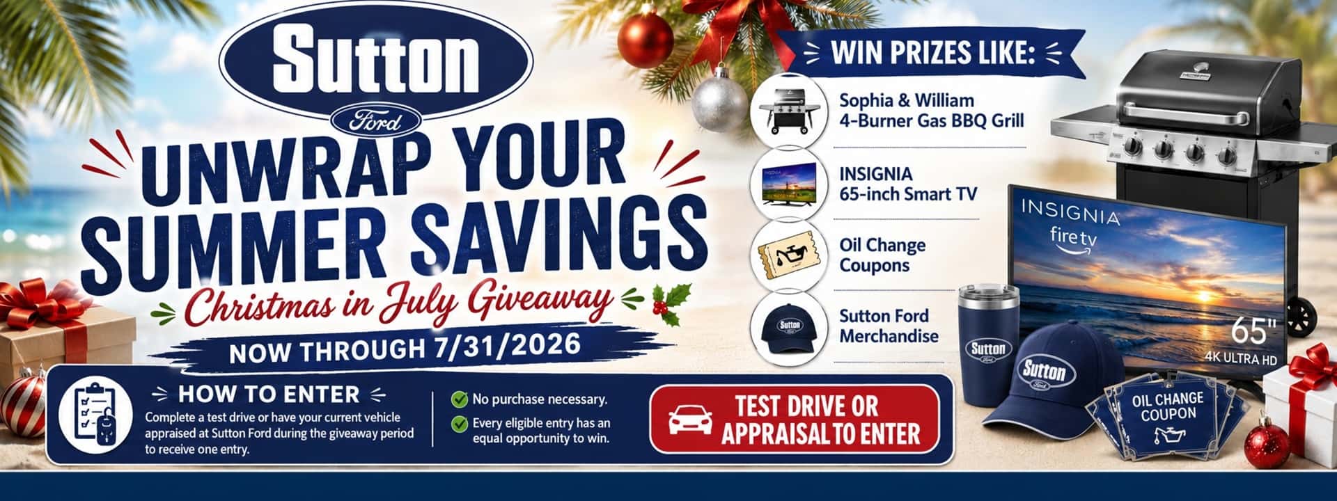 Sutton Ford | Unwrap your Savings