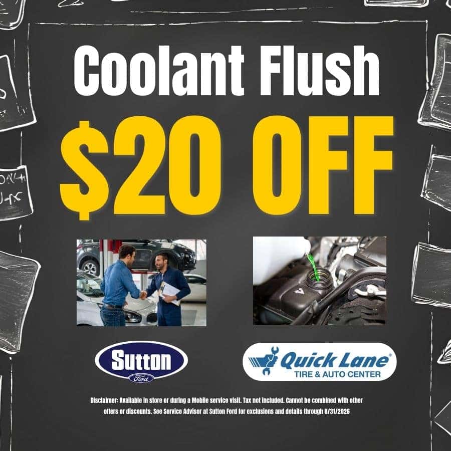 Sutton Ford | Coolant Flush Savings
