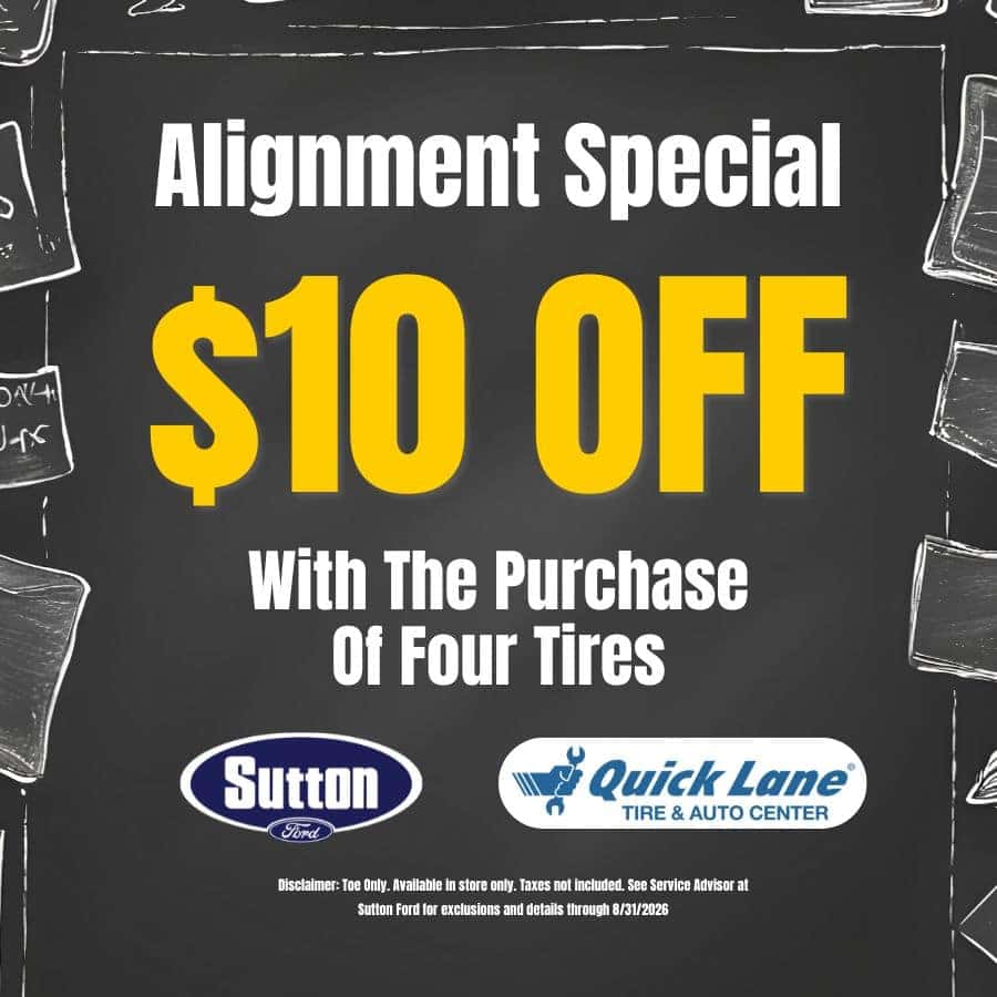 Sutton Ford | Tires + Alignment