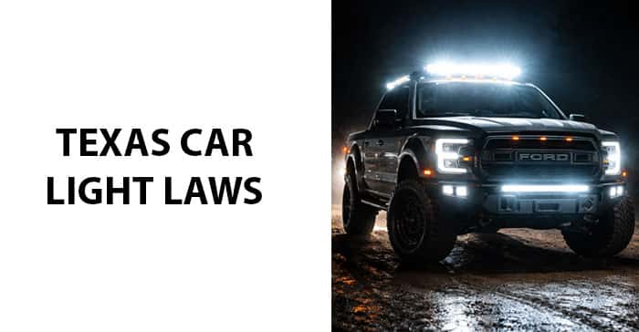 Texas Car Light Laws