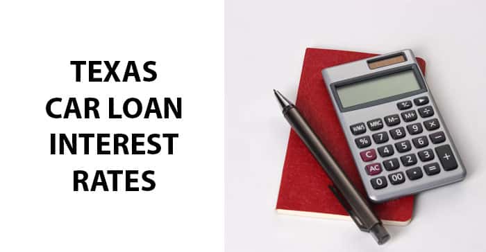 Texas Car Loan Interest Rates