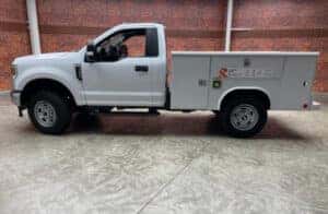 white utility for sale near me side of truck