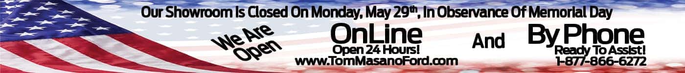 Memorial Day Hours Buy New Ford Near Me