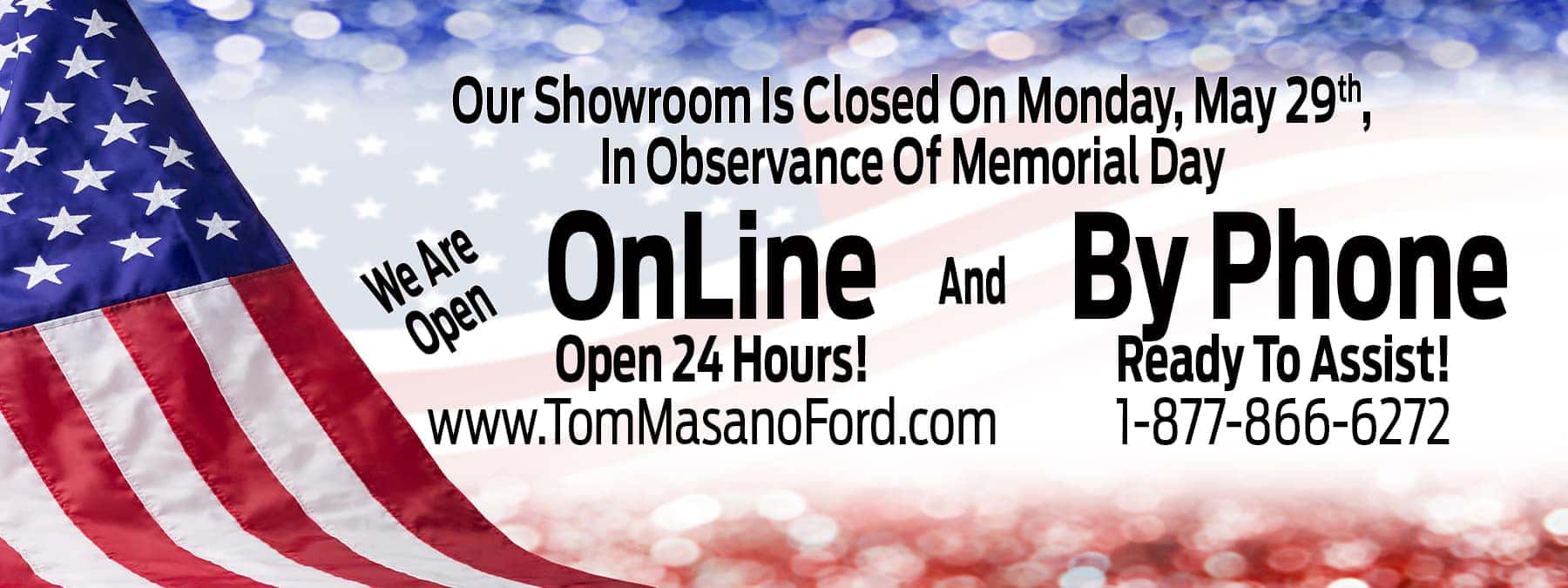 Memorial Day Hours Buy New Ford Near Me