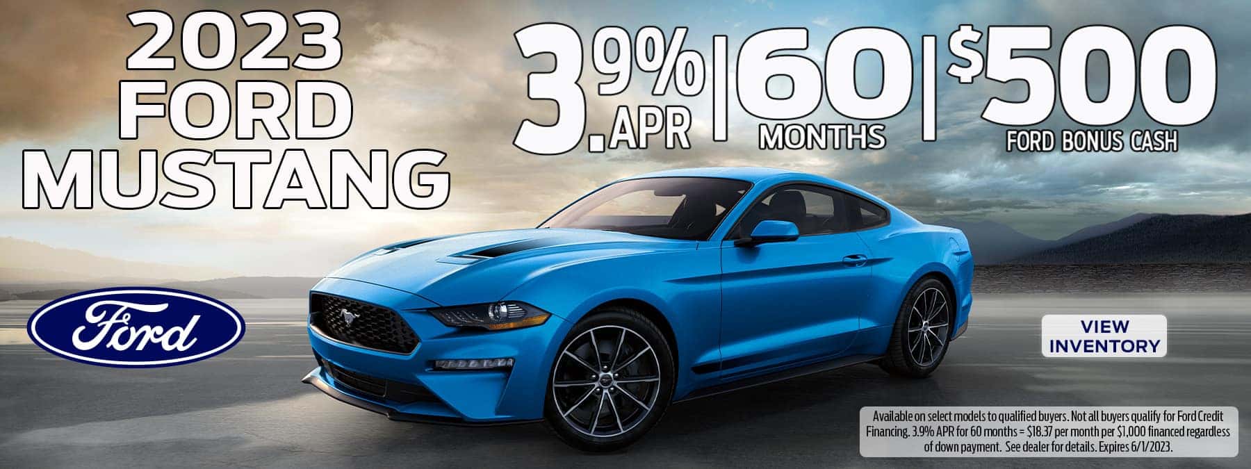 Ford Mustang 3.9% special financing