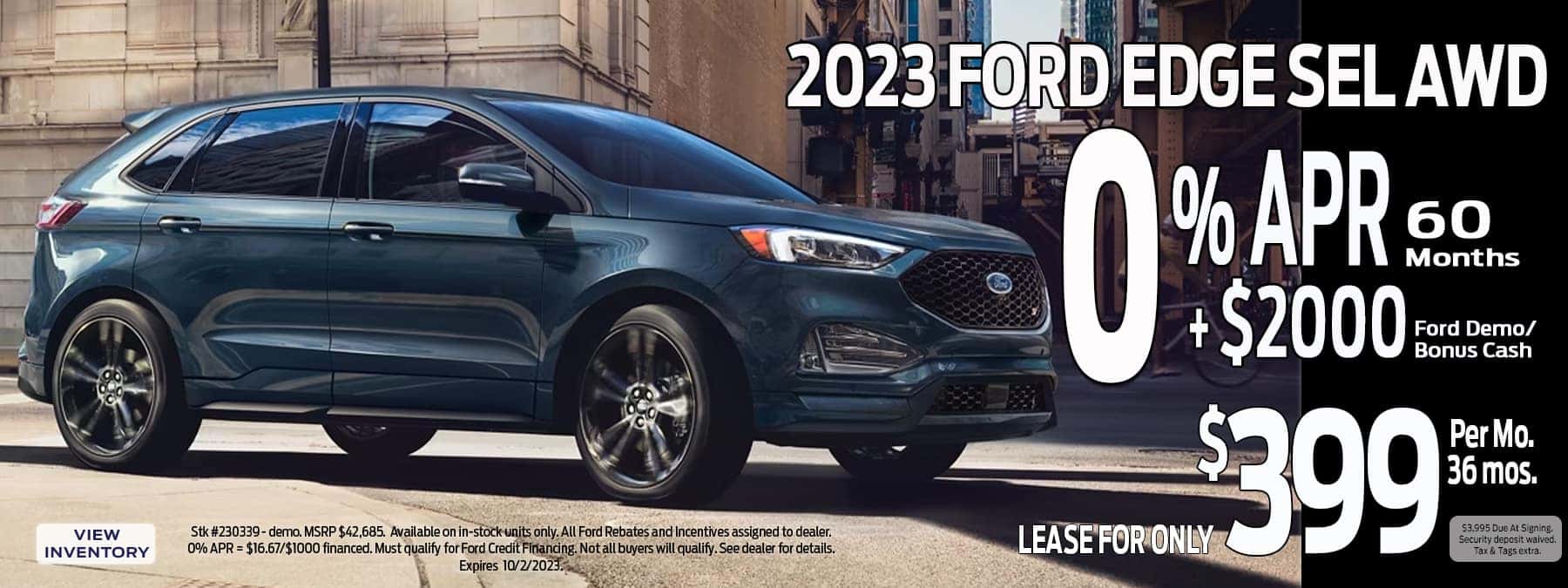 Buy New 2023 Edge SEL AWD