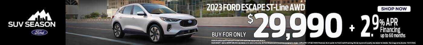 Buy New 2023 Escape Reading PA