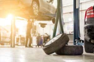 Ford service near me, tires at auto body shop