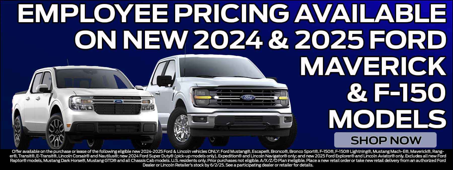 2024 & 2025 Bronco Sport employee pricing