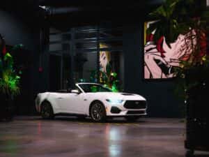 white Mustang GT convertible for sale in Reading, PA