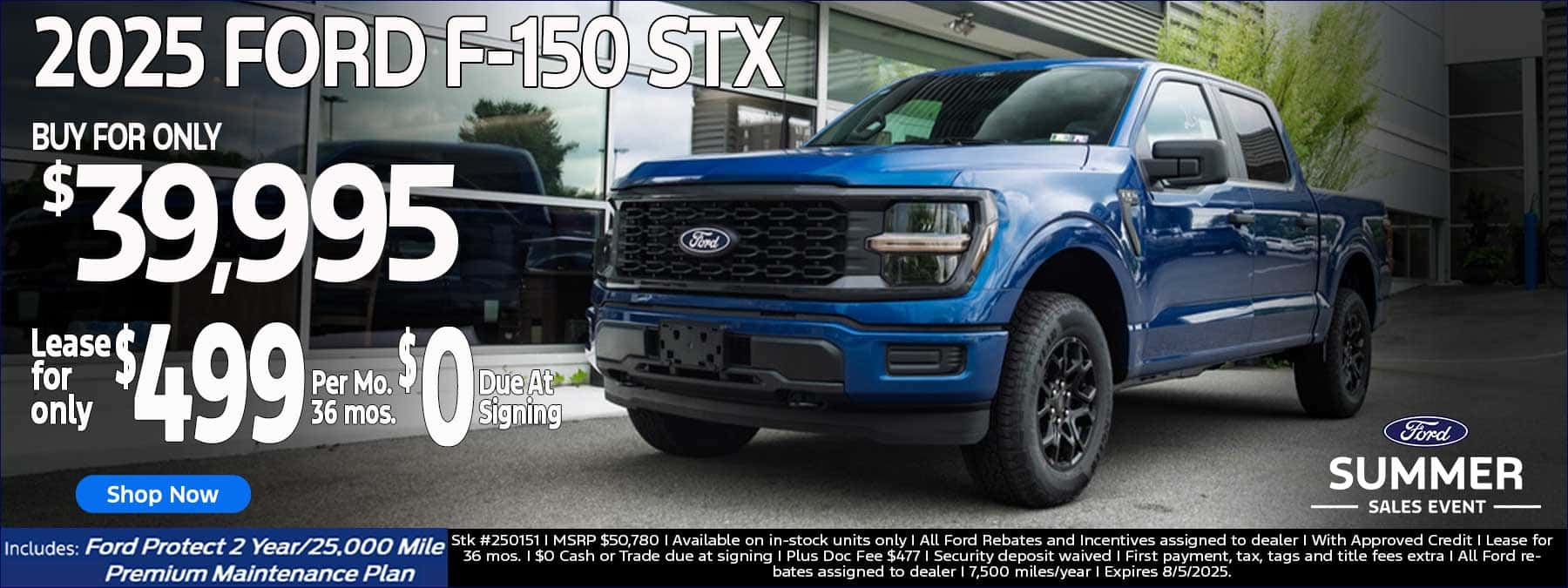 2025 Ford F-150 STX for sale near me in Reading PA at Tom Masano Ford, summer specials