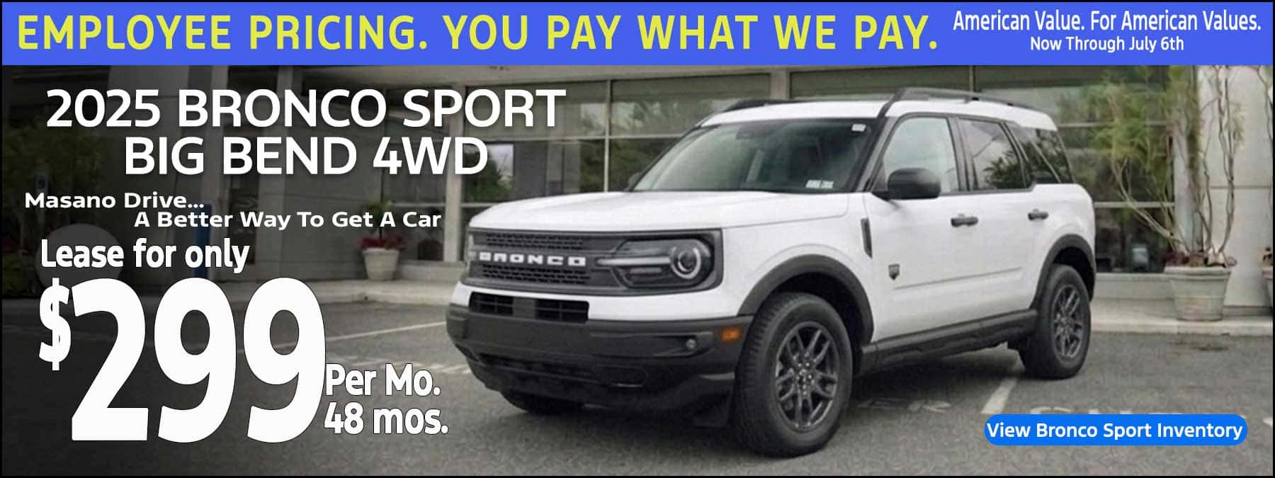 2025 Bronco Sport Big Bend® 4WD in Berks County, PA