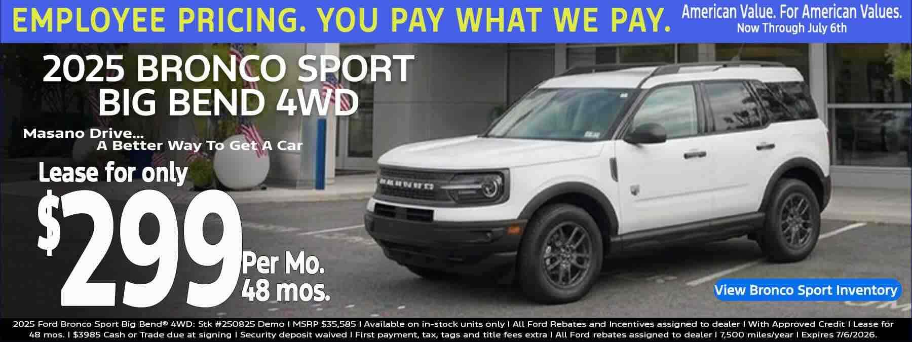 2025 Bronco Sport Big Bend® 4WD in Berks County, PA