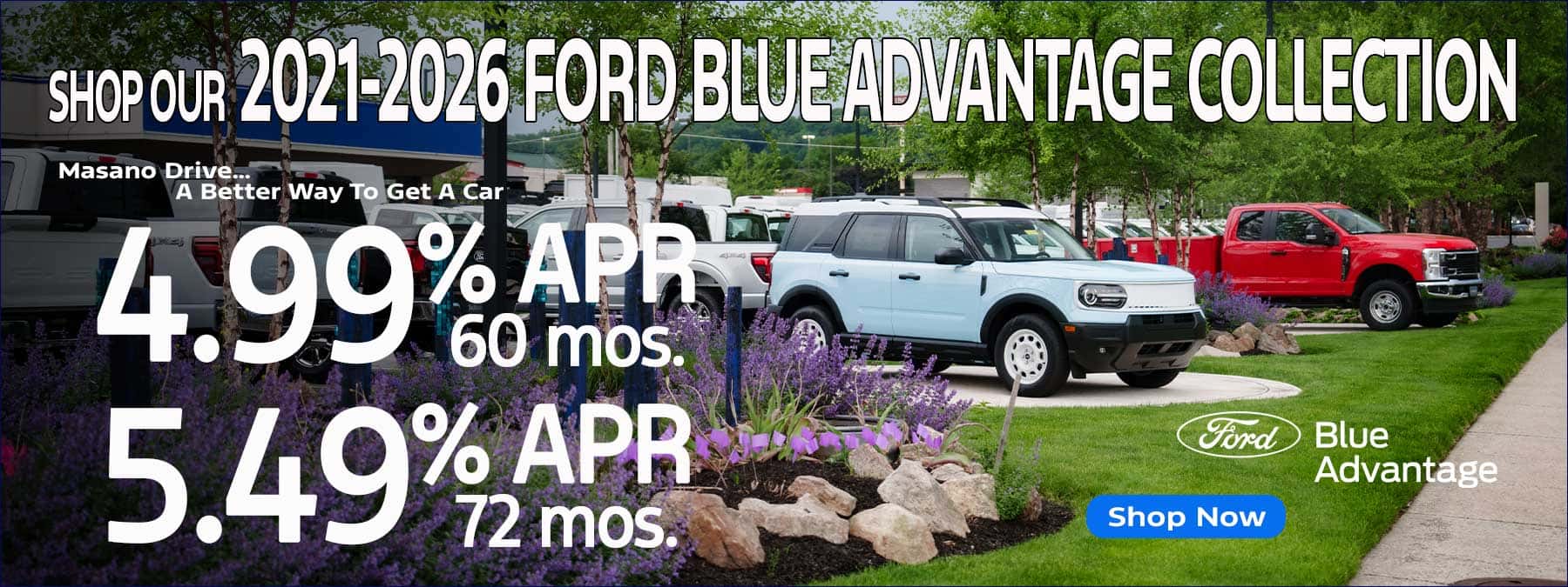 Ford Blue Advantage special financing available in Berks County at Tom Masano Ford