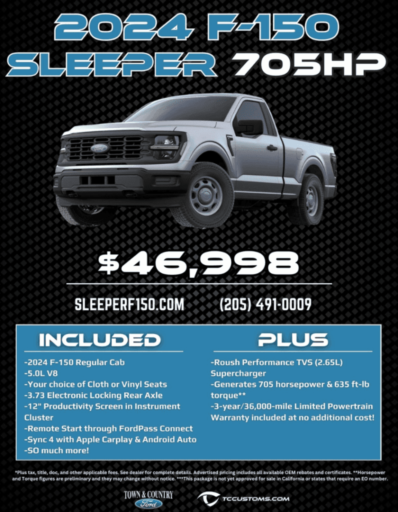 F-150 Sleeper  Town & Country Ford of Bessemer