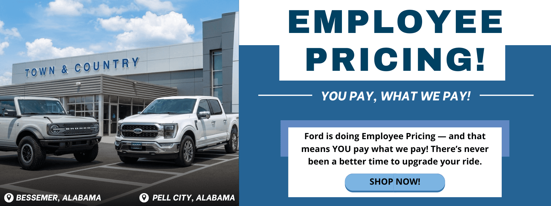 Employee Pricing