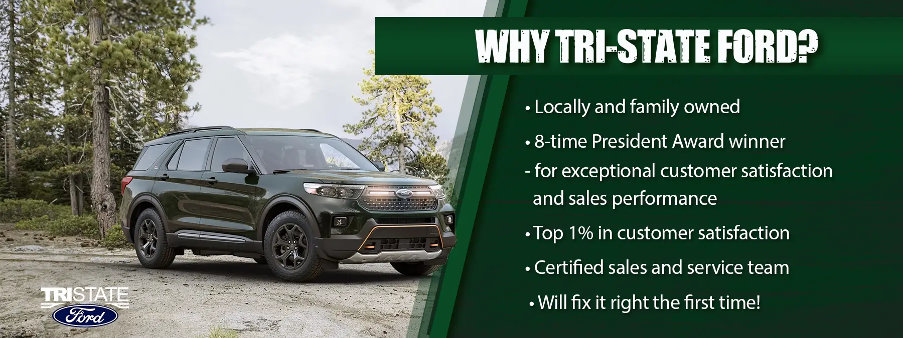 Why Buy from Tri-State Ford?