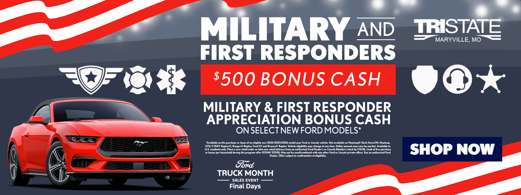 MILITARY AND FIRST RESPONDERS TRISTATE FORD