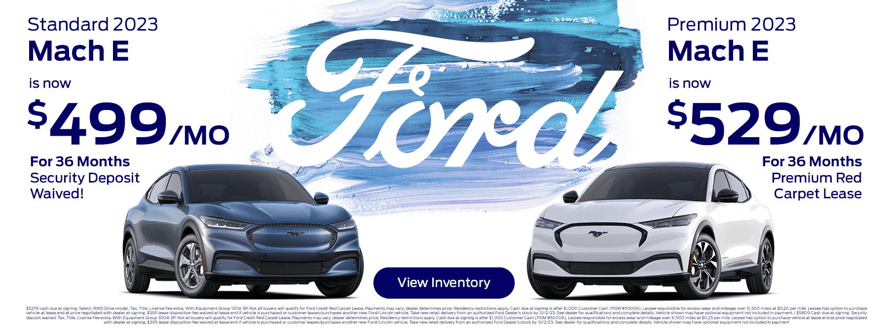 Standard 2023 Mach E is now $499/mo for 36 months