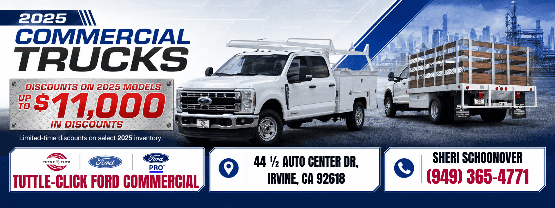 Commercial fleet sale in Irvine, california