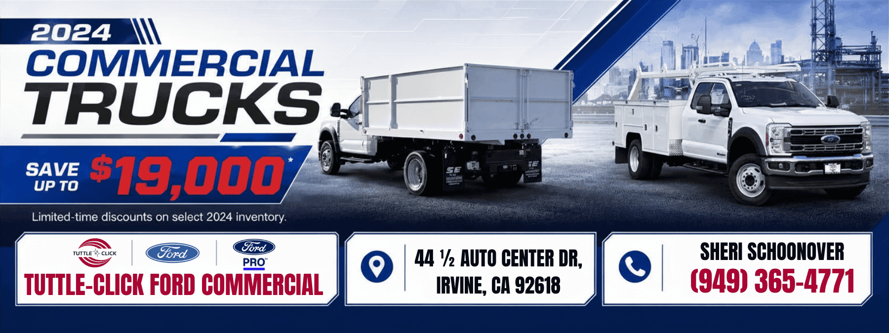 Discounts on Commercial trucks in Irvine California