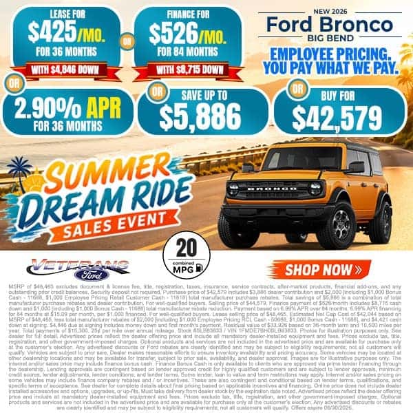 New 2026 Ford Bronco Big Bend 