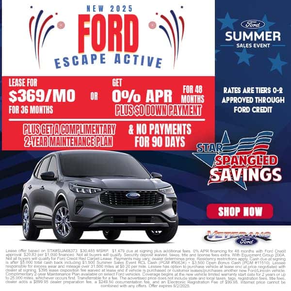 New 2025 Ford Escape Active