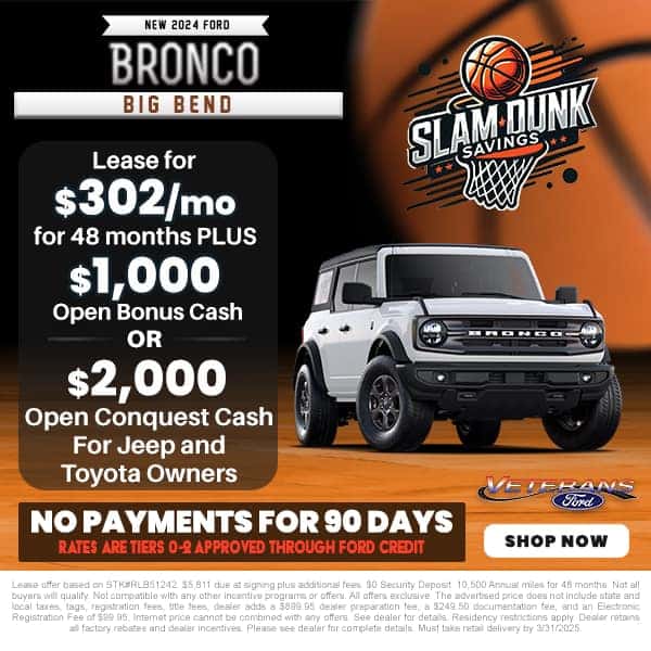 New 2024 Ford Bronco Big Bend