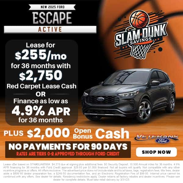 New 2025 Ford Escape ACTIVE