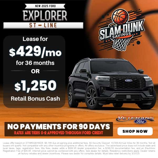 New 2025 Ford Explorer ST-Line