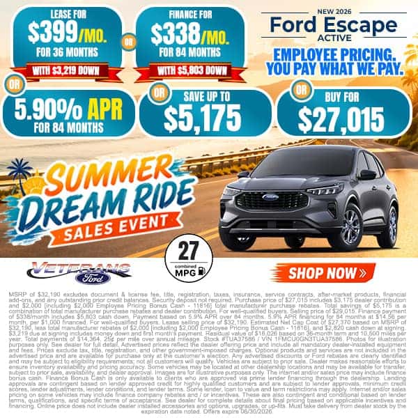 2026 Ford Escape Active 