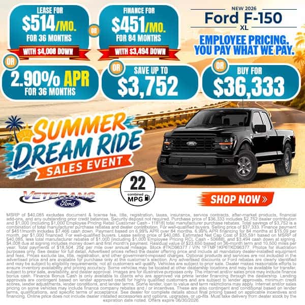 New 2026 Ford F-150 XL