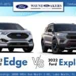 2021 Ford Edge vs Explorer