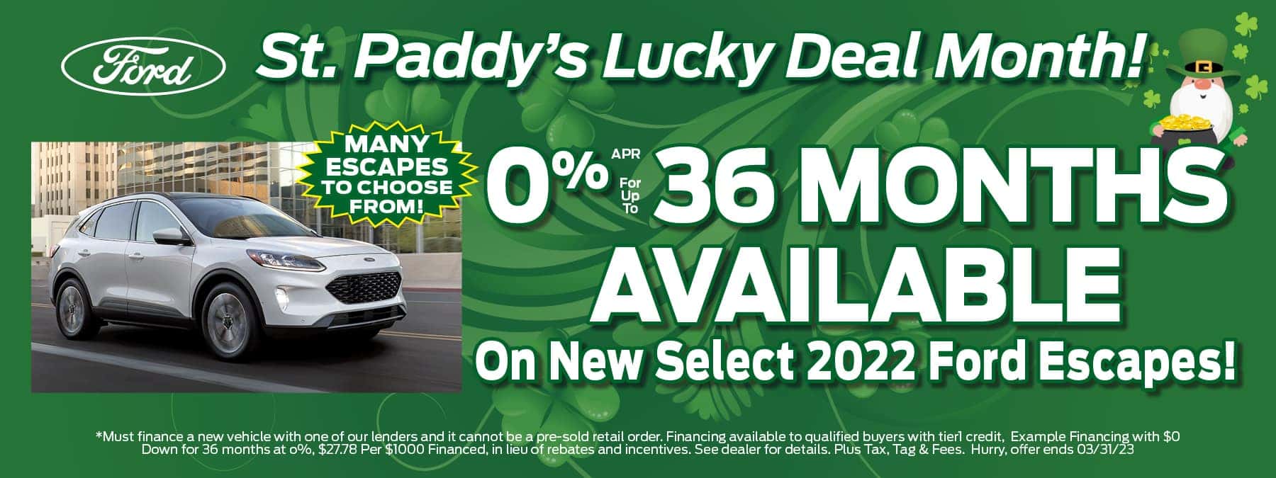 New Ford Escapes