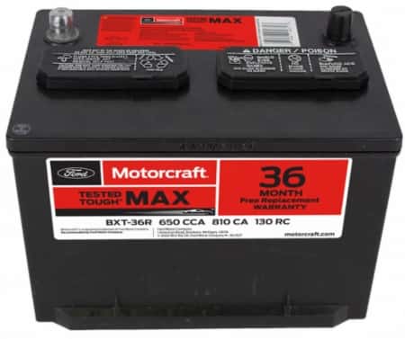 Motorcraft Ford Vehicle Battery 2025