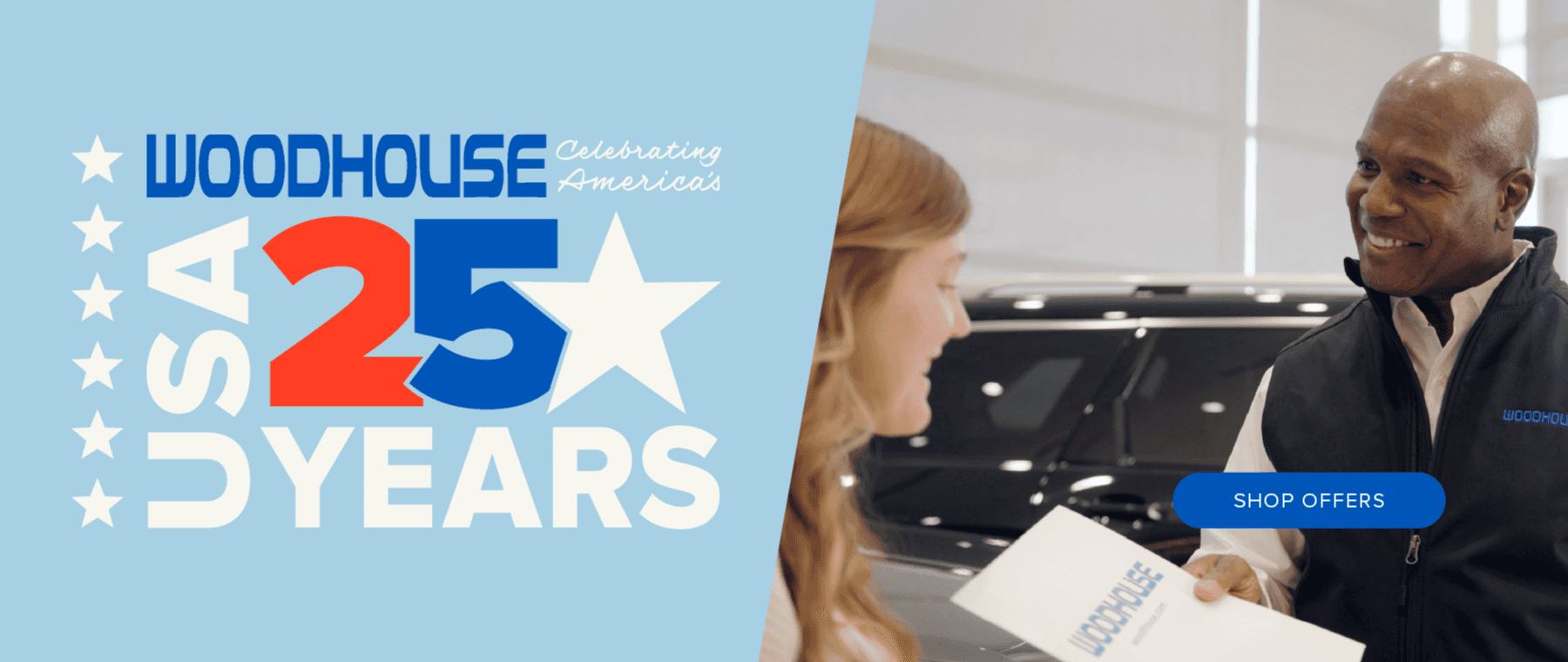 Woodhouse is Celebrating America's 250 Years - Stars, Stripes, and Savings
