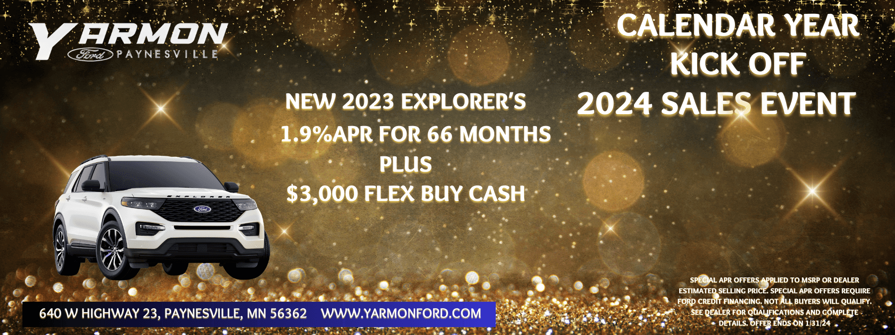 Yarmon Ford Ford Dealer in Paynesville, MN